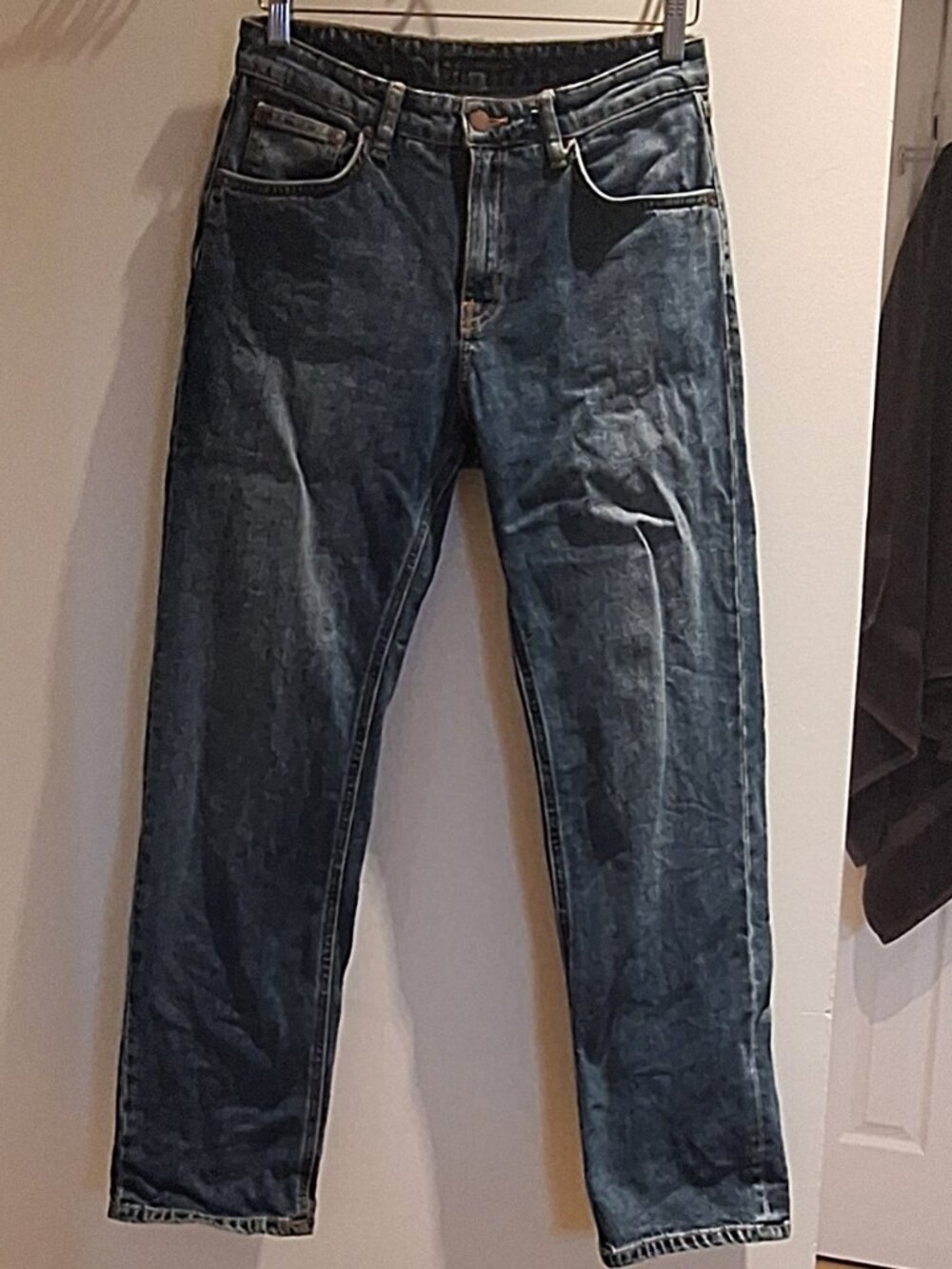 EUC Nudie Jeans "Straight Sally" in Indigo Autumn 28x30
